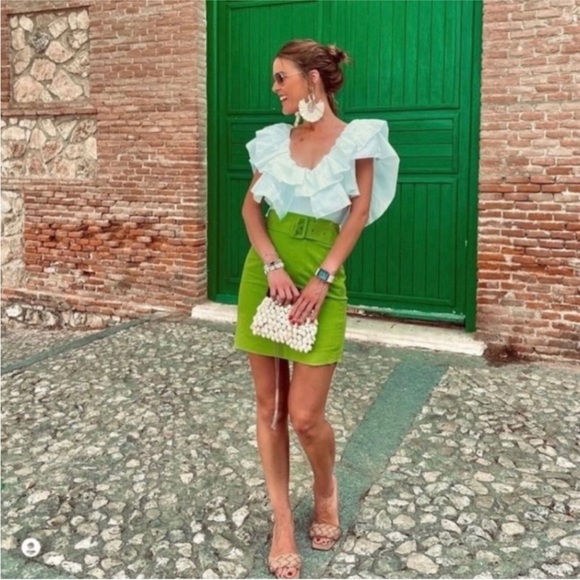 Zara Large Ruffle Swimsuit - Picture 3 of 7